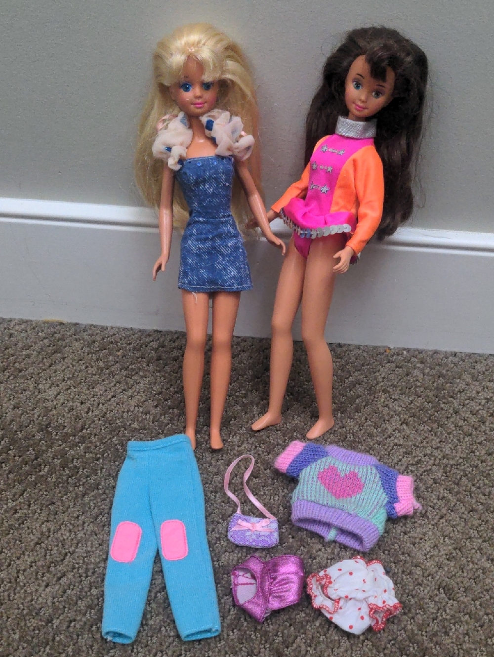 90s Skipper And Courtney Dolls Set